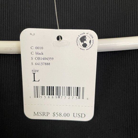 Free People Black Bodysuit ("Ready Or Not" Style), Size Large, NWT - Picture 6 of 6